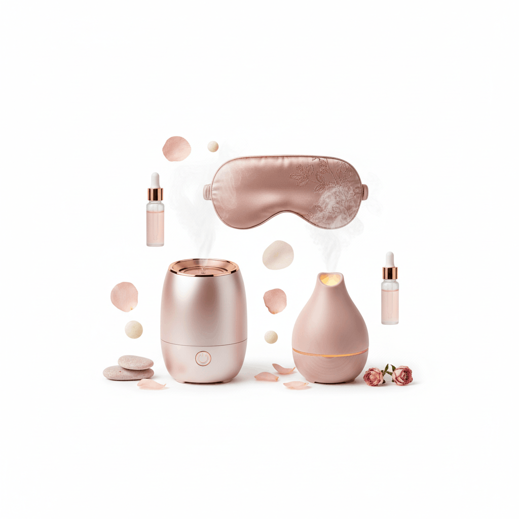 Bloom Warm home spa collection — facial steamers, eye masks and aromatherapy wellness products