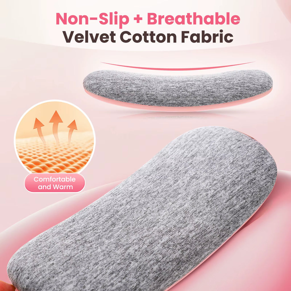 Bloom Warm menstrual heating pad non-slip breathable velvet cotton fabric soft skin-friendly period pain relief