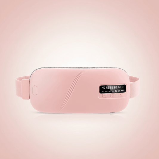 Bloom Warm pink cordless menstrual heating pad drug-free period pain relief heat therapy belt for women