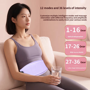 BloomWarm™ Ultra — EMS + Heat Period Relief Belt — EMS and heat period relief belt, electrical massage pulses for menstrual cramps, view 5 | Bloom Warm