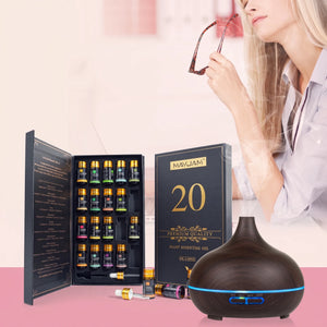 Bloom Air™ Essential Oil Collection (20 Bottles) — essential oil collection 20 bottle aromatherapy gift set for diffuser and bath, view 3 | Bloom Warm