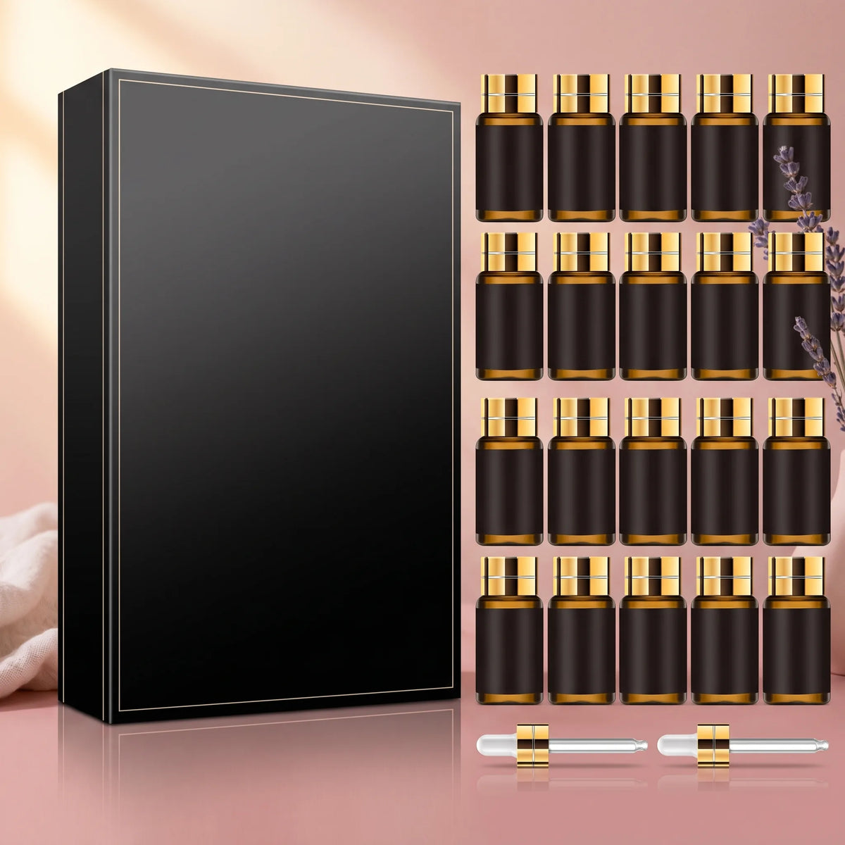 Bloom Air™ Essential Oil Collection (20 Bottles) — essential oil collection 20 bottle aromatherapy gift set for diffuser and bath | Bloom Warm