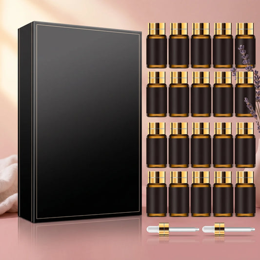 Bloom Air™ Essential Oil Collection (20 Bottles) — essential oil collection 20 bottle aromatherapy gift set for diffuser and bath | Bloom Warm