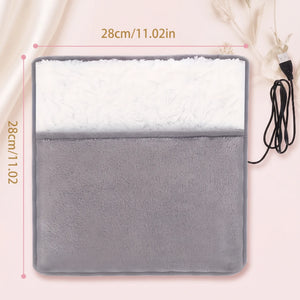 Bloom & Cosy™ USB Heated Foot Warmer — USB heated plush foot warmer pouch, cold feet relief with three heat levels, view 5 | Bloom Warm