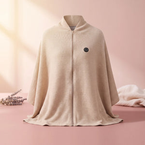 Bloom & Cosy™ Wearable Heated Shawl Blanket — wearable heated shawl electric blanket with three heat levels, cosy winter warmth | Bloom Warm