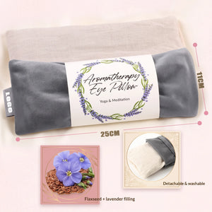 Bloom & Cosy™ Weighted Lavender Eye Pillow (Microwavable) — weighted microwavable lavender eye pillow for sleep, yoga and relaxation, view 4 | Bloom Warm