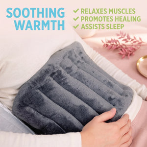 Bloom & Cosy™ Lavender Heat Plush — Microwavable Warm Hug — extra large microwavable lavender heat plush, warm weighted comfort wrap, view 3 | Bloom Warm