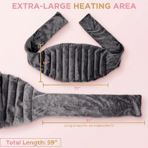 Bloom & Cosy™ Lavender Heat Plush — Microwavable Warm Hug — extra large microwavable lavender heat plush, warm weighted comfort wrap, view 6 | Bloom Warm