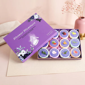 Bloom & Bathe™ Aromatherapy Shower Steamers (Gift Set) — aromatherapy shower steamers with essential oils, spa-at-home relaxation gift set, view 5 | Bloom Warm