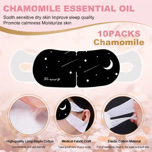 Bloom & Rest™ Self-Heating Steam Eye Masks (10 Pack) — self-heating steam eye masks for sleep and tired eyes, warm compress relaxation, view 2 | Bloom Warm